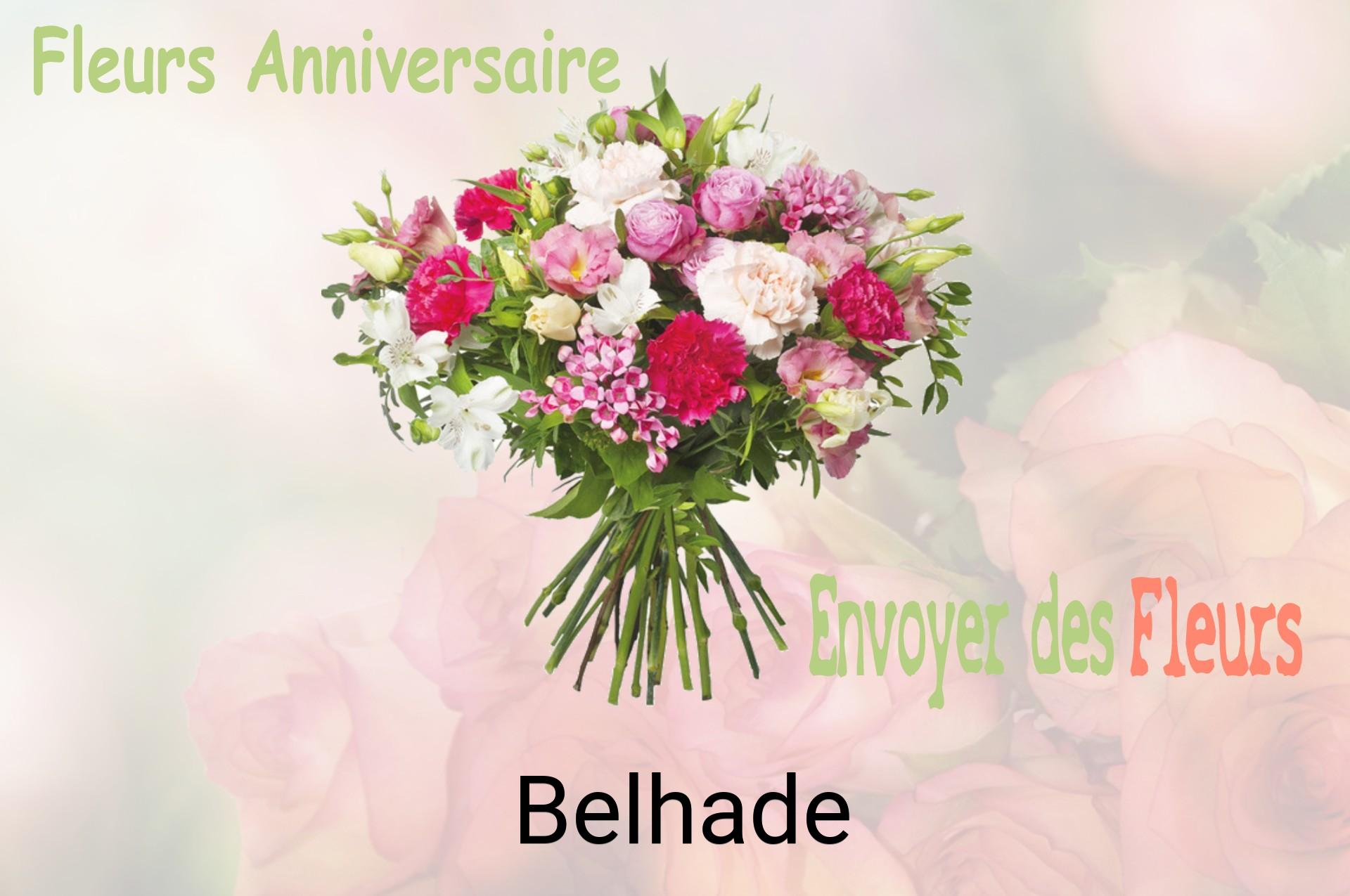 Bouquet de fleurs d’anniversaire livré à Belhade