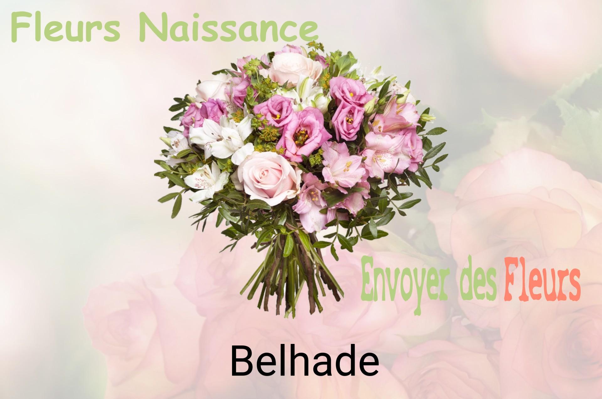 Bouquet de fleurs de naissance livré à Belhade